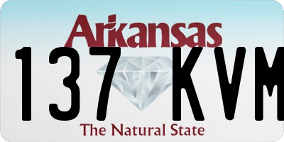 AR license plate 137KVM