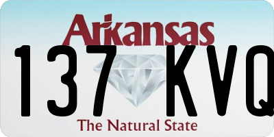 AR license plate 137KVQ