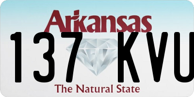 AR license plate 137KVU