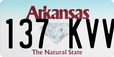 AR license plate 137KVV