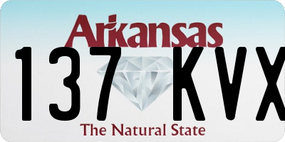 AR license plate 137KVX