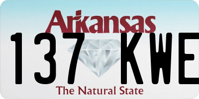 AR license plate 137KWE
