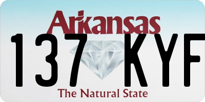 AR license plate 137KYF
