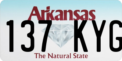 AR license plate 137KYG