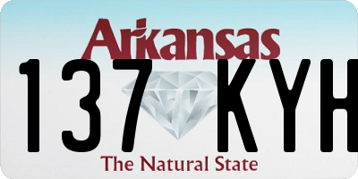 AR license plate 137KYH