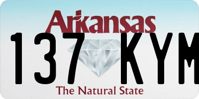 AR license plate 137KYM