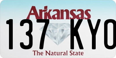 AR license plate 137KYO
