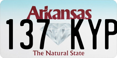 AR license plate 137KYP