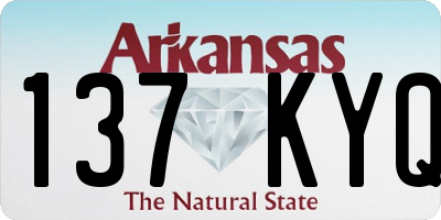 AR license plate 137KYQ