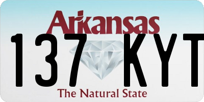 AR license plate 137KYT