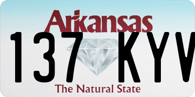 AR license plate 137KYV