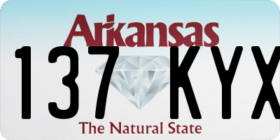 AR license plate 137KYX