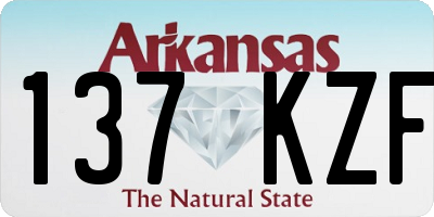 AR license plate 137KZF