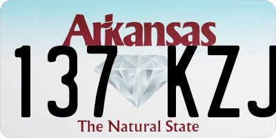 AR license plate 137KZJ
