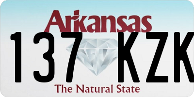 AR license plate 137KZK