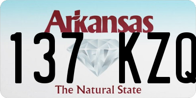 AR license plate 137KZQ