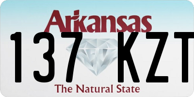AR license plate 137KZT