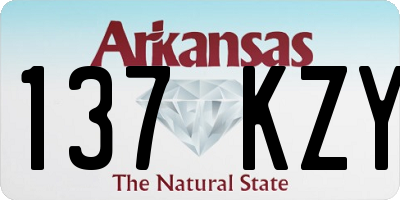 AR license plate 137KZY