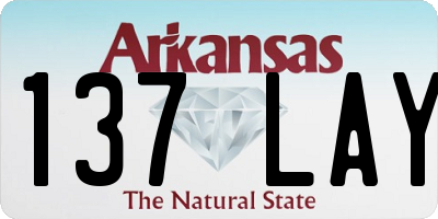 AR license plate 137LAY