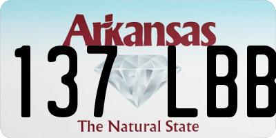 AR license plate 137LBB