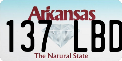 AR license plate 137LBD