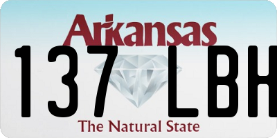 AR license plate 137LBH