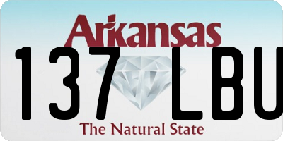 AR license plate 137LBU
