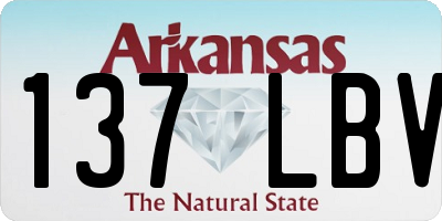 AR license plate 137LBV