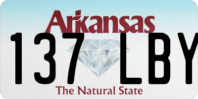 AR license plate 137LBY