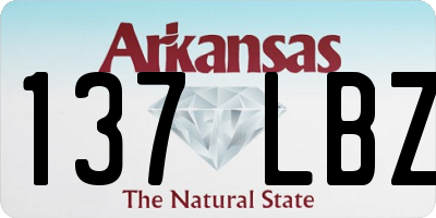 AR license plate 137LBZ
