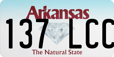 AR license plate 137LCC