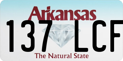 AR license plate 137LCF