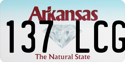AR license plate 137LCG