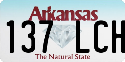 AR license plate 137LCH