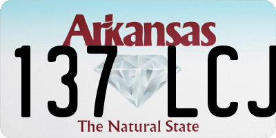 AR license plate 137LCJ