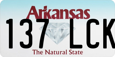 AR license plate 137LCK