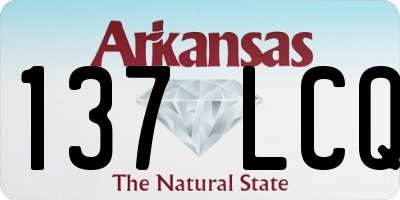 AR license plate 137LCQ