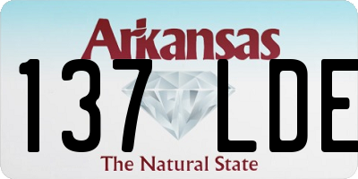AR license plate 137LDE