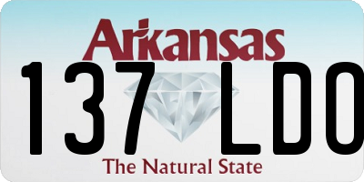 AR license plate 137LDO