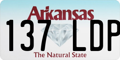AR license plate 137LDP