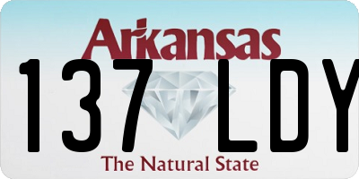 AR license plate 137LDY