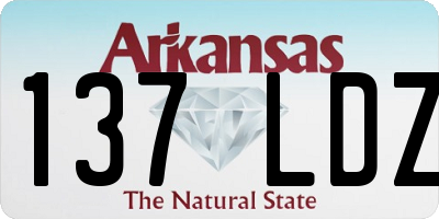 AR license plate 137LDZ