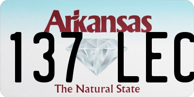 AR license plate 137LEC