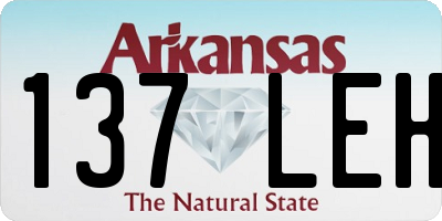 AR license plate 137LEH