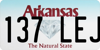 AR license plate 137LEJ
