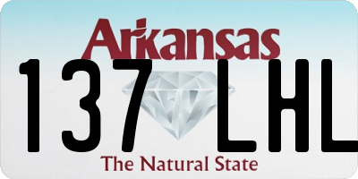 AR license plate 137LHL