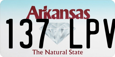 AR license plate 137LPV