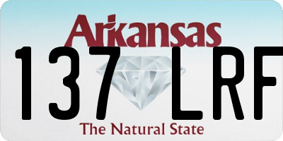 AR license plate 137LRF