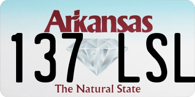 AR license plate 137LSL