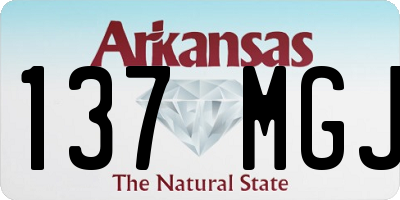 AR license plate 137MGJ